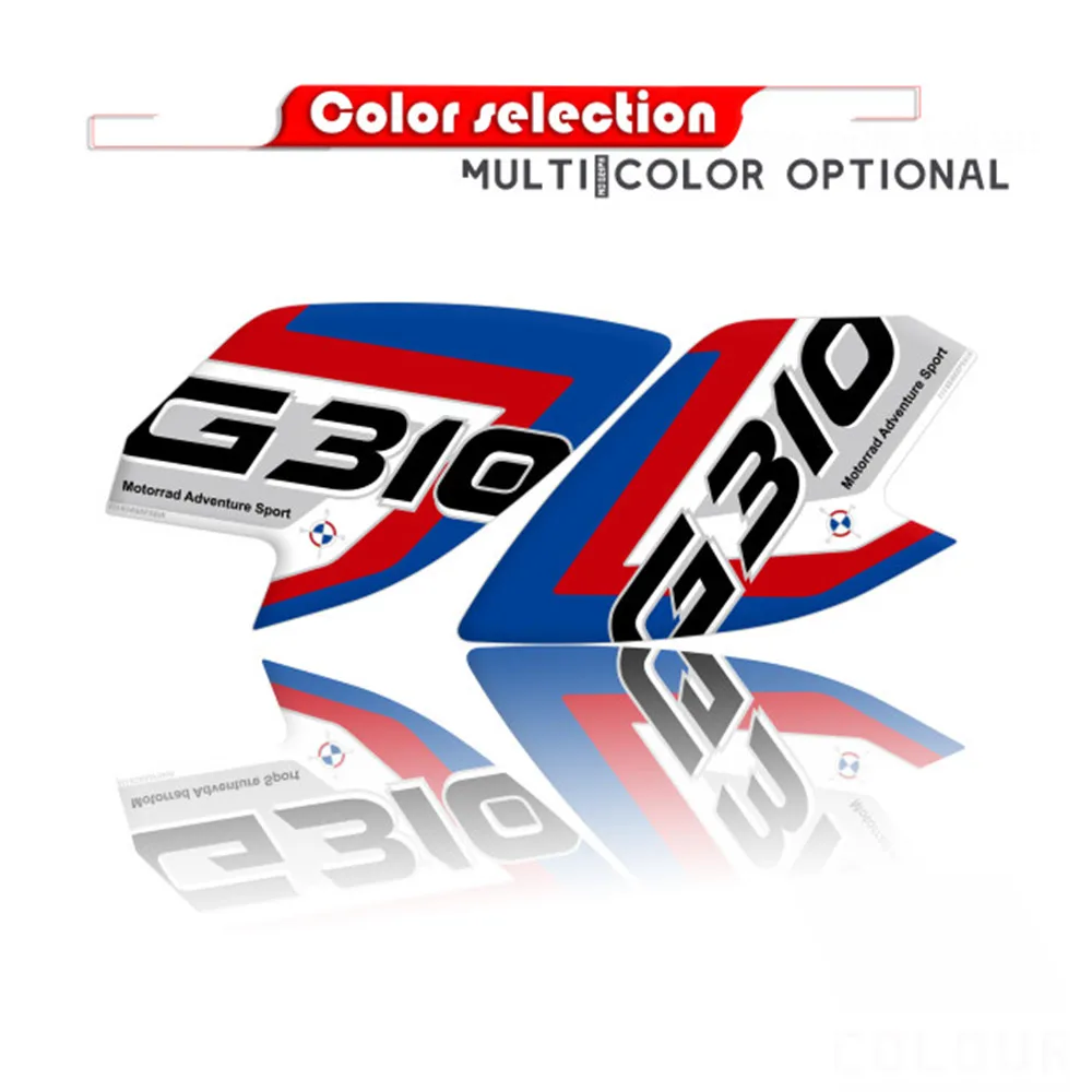 

For G310GS Motorcycle Protection Sticker Decoration 3D New Gel accessories Fish Bone Decal Fuel Tank Side Sticker 2018-2019