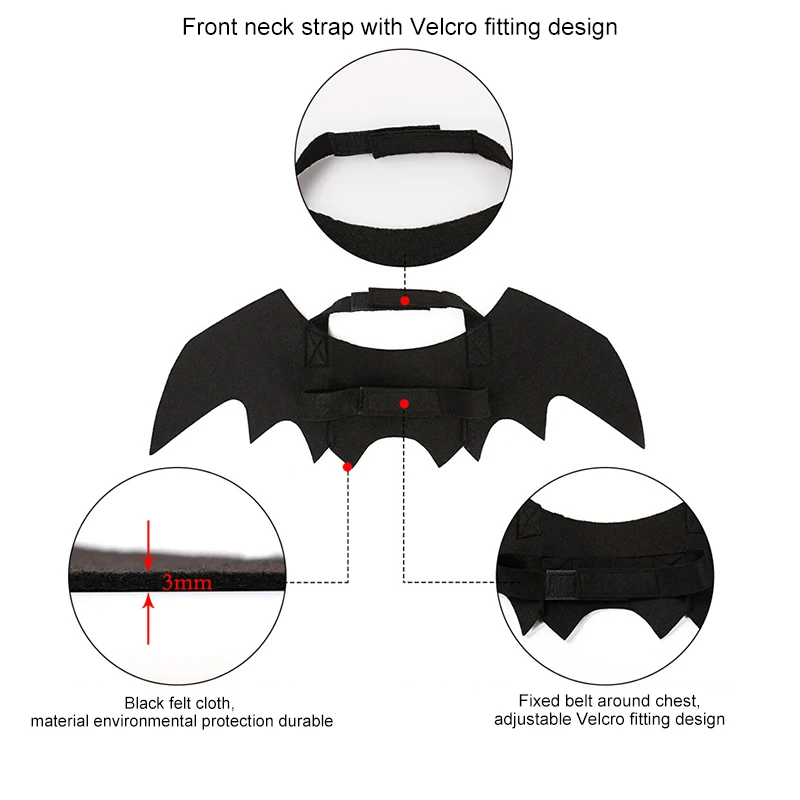 2020 Косплей реквизит для домашних животных собак кошек крыльев летучей мыши