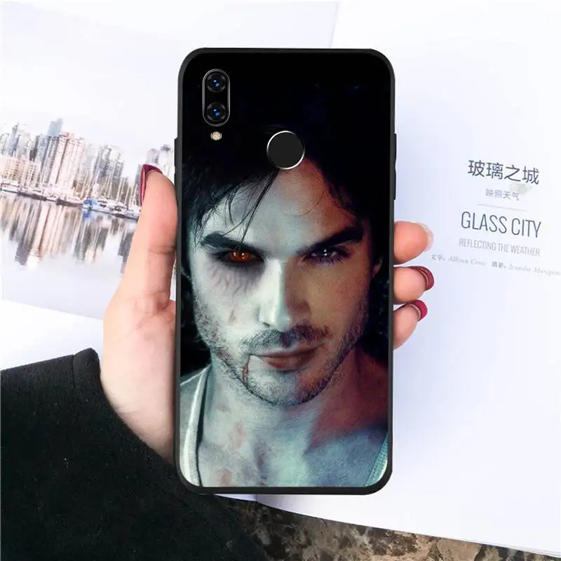 

ian somerhalder the Vampire Diaries Phone Cases For Huawei honor Mate P 10 20 30 40 Pro 10i 9 10 20 8 x Lite funda coque