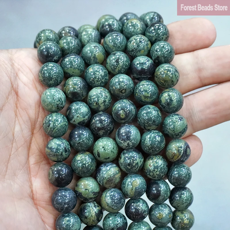 

Natural New Material Kambaba Jaspers Loose Beads 15" Strand 4 6 8 10 12MM Diy Bracelet Beads for Jewelry Making Wholesale
