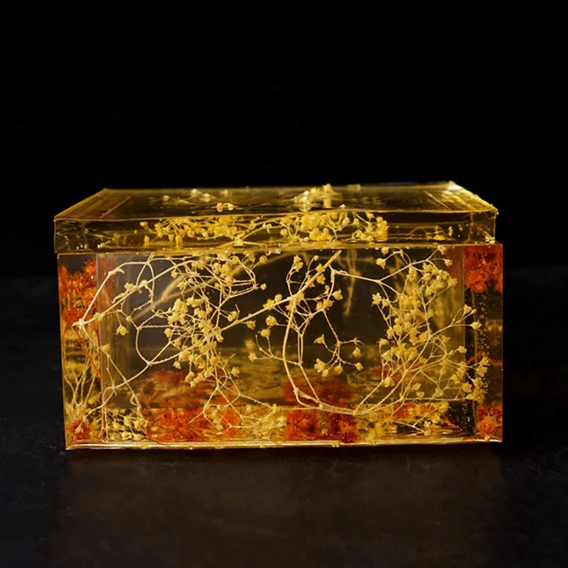 

Large Resin Silicone Molds Shiny Epoxy Resin Molds & Silicone Resin Molds Tissue Box Casting Molds Crystal Epoxy Molds