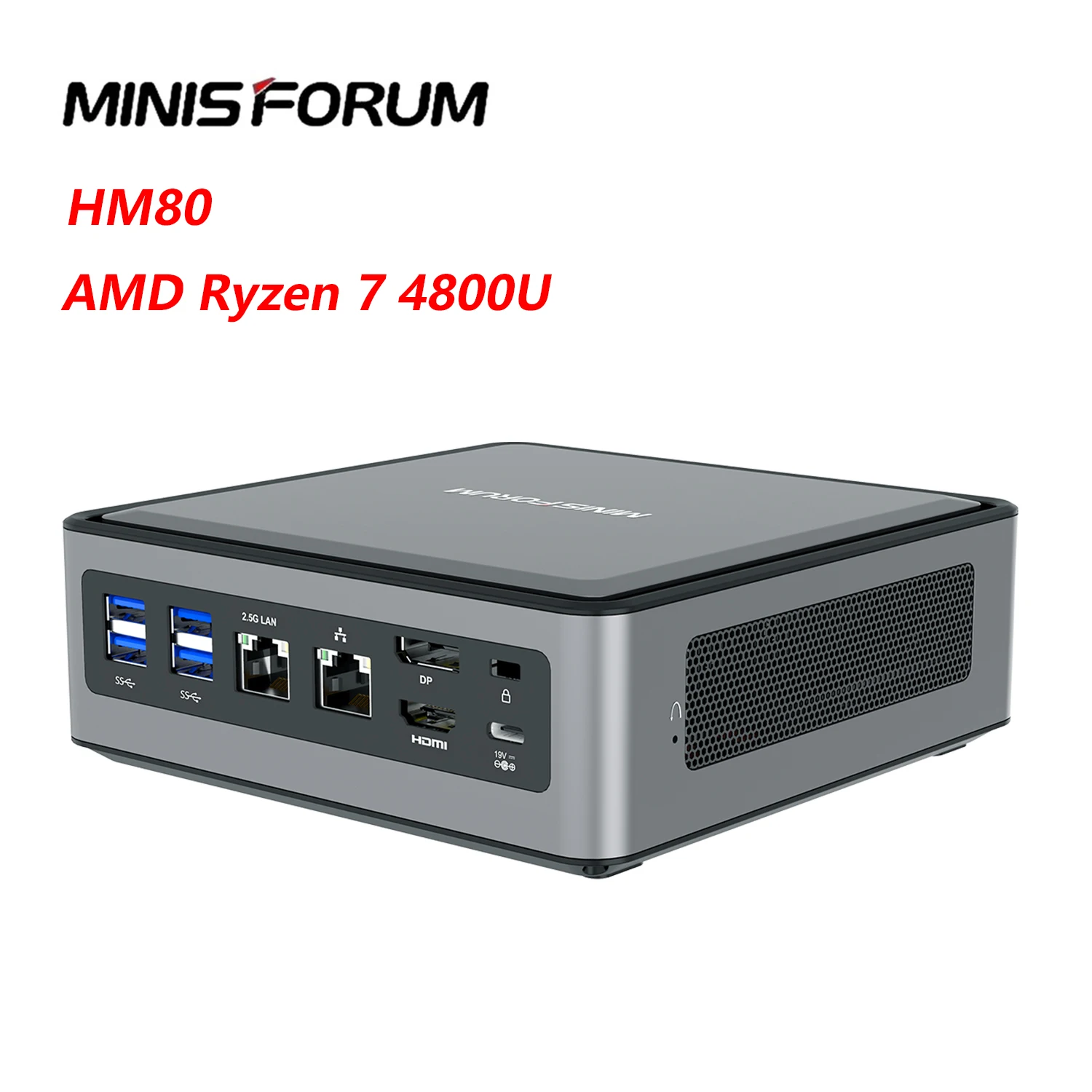 MINISFORUM HM80 AMD Ryzen 7 4800U Windows 10 Pro MINI PC DDR4 16GB RAM 256GB SSD WIFI BT Gaming Computer SATA HDD Pc Gamer | Компьютеры и