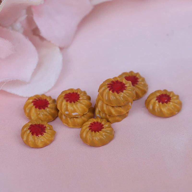 1 упаковка каучуковый кукольный домик 1:12 миниатюрный милый печенье кухня игрушки