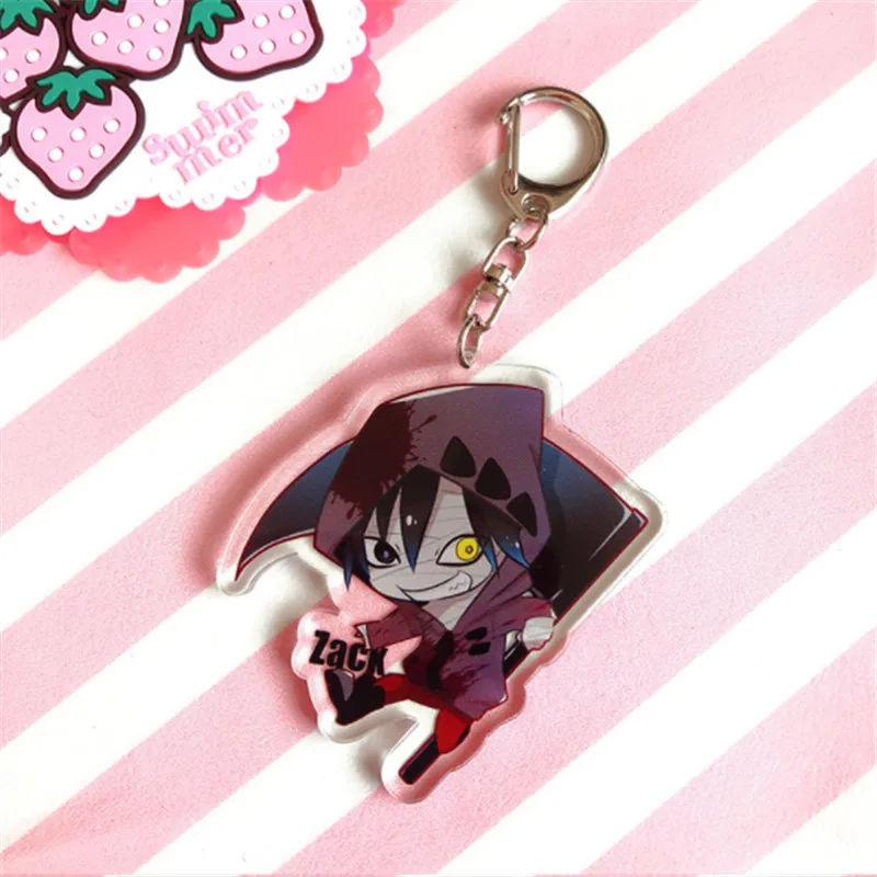 Бесплатная доставка Аниме Юри! Брелок с ангелами смерти Dororo акриловый женский