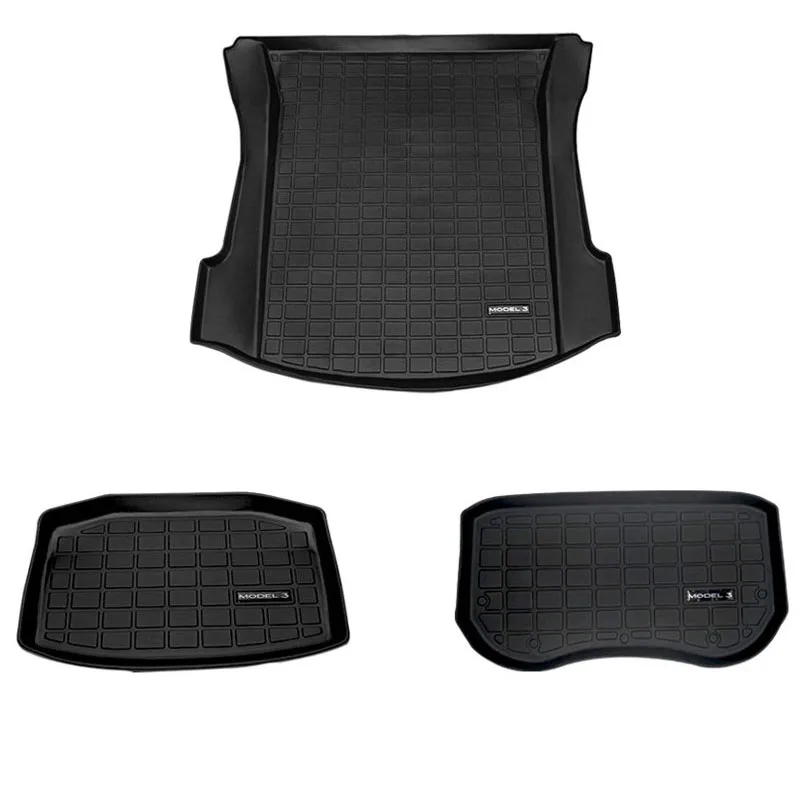 Новый автомобильный резиновый задний коврик из ТПЭ для хранения в багажнике