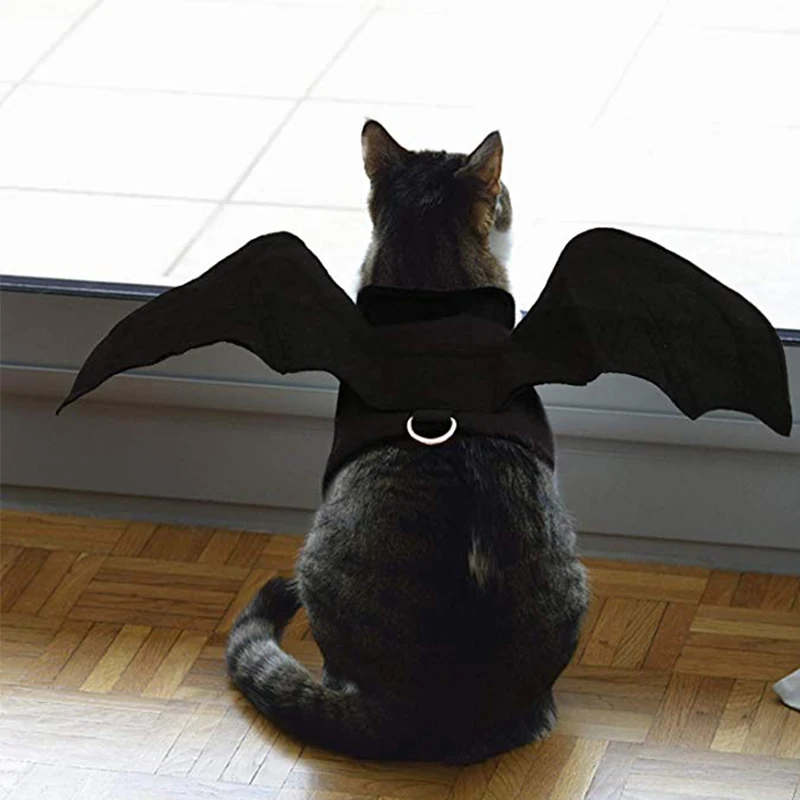 Хэллоуин товары для домашних животных собаки крылья летучей мыши Одежда