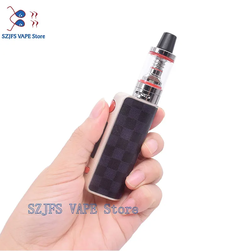 TXW 80w электронная сигарета vape box 2200mAh Встроенный аккумулятор с светодиодный огромный вапоризатор испаритель 2,5 мл электронная сигарета Vape - Цвет: Серебристый и серый