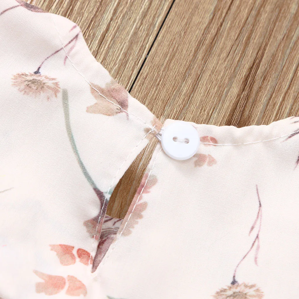 

Toddler Kids Baby Girls Ruffled Print Tops PP Shorts Hair Band Hat Outfit Sets Newborn Clothes Baby Girl Outfit Baby Clothes Set