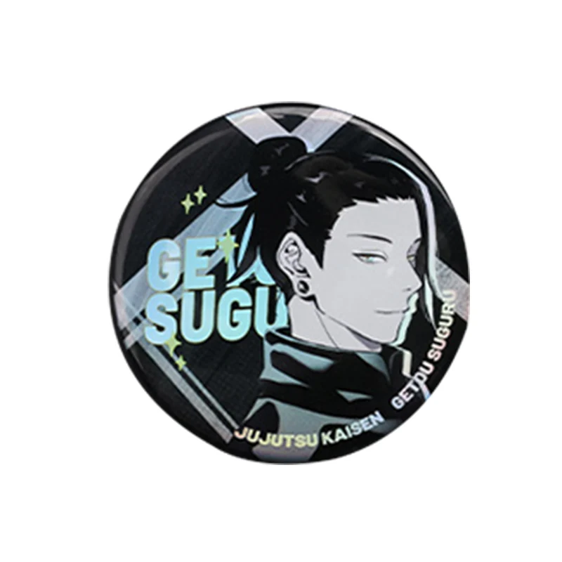 

Anime Gojo Satoru Jujutsu Kaisen Cute Metal Badge Button Brooch Pins Cosplay Cartoon Collection Clothing Decor Xmas Gifts