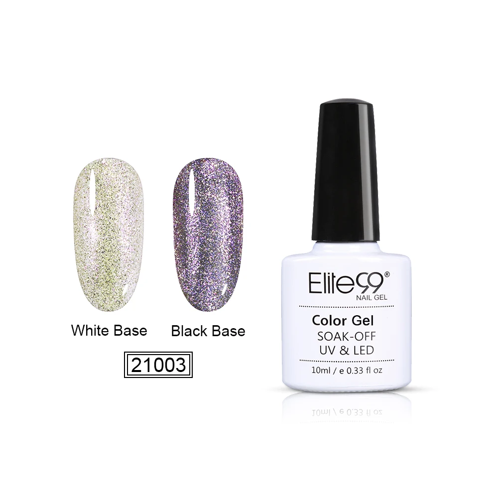 Глянцевый нефритовый Гель лак Elite99 10 мл отмачиваемый УФ гель лаки мерцающий