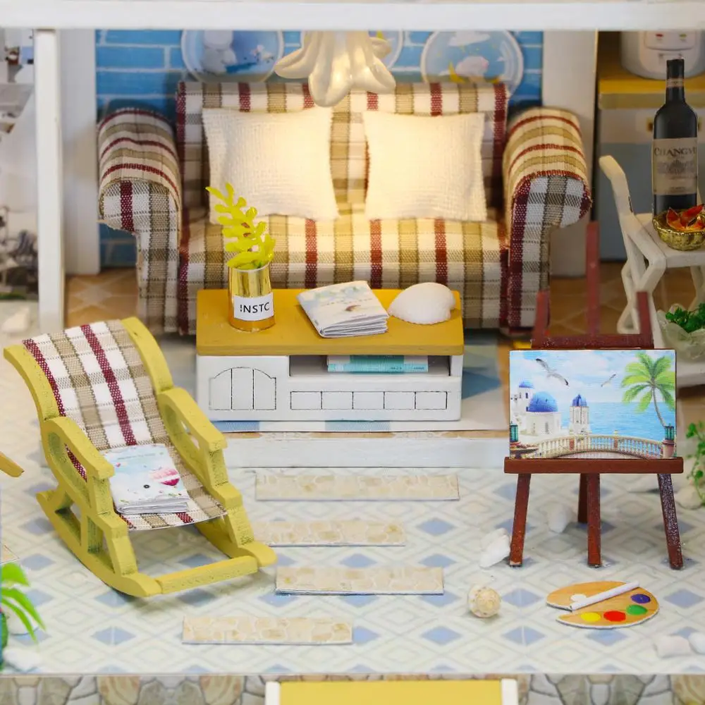 Маленький кукольный домик мечты 3D модель сделай сам сборная игрушка миниатюрный