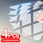 4 шт. закаленное стекло для iPhone 12 7 8 6 Plus Защита экрана для iPhone X XS XR 11 12 Pro Max 12 мини защитное стекло