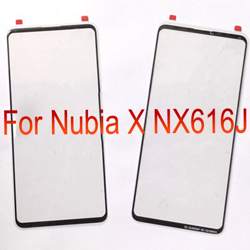 Для Nubia X NX616J переднее внешнее стекло объектива сенсорная панель экран для ЖК