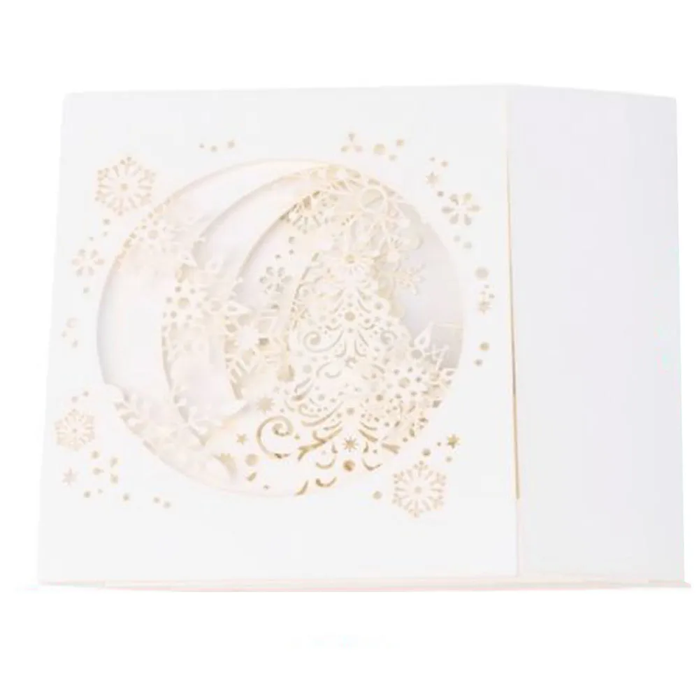 Рождественские открытки ручная работа милый ручной работы 3D всплывающий