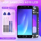 Catteny для Samsung Galaxy A310 Lcd A310F с сенсорным экраном дигитайзер в сборе Замена A3 2016 дисплей с рамкой