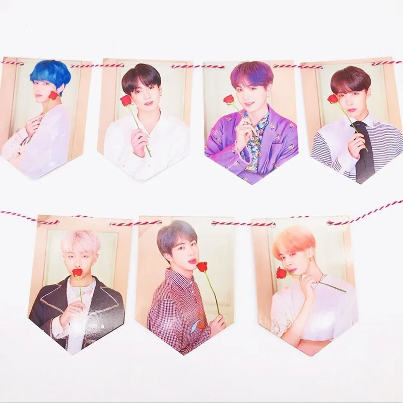 KPOP Bangtan мальчик BLACKPINK дважды GOT7 Джексон висячий флаг плакат HD повесить фото картина вымпел украшения поставки вентилятор подарки