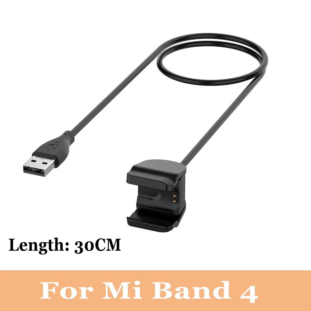 Style B Кабель зарядного устройства для Xiaomi Mi Band 4 NFC разборка Бесплатный адаптер зарядного устройства провод браслет Mi Band 4 Mi 3 2 Mi4 USB кабель - Цвет: Style B