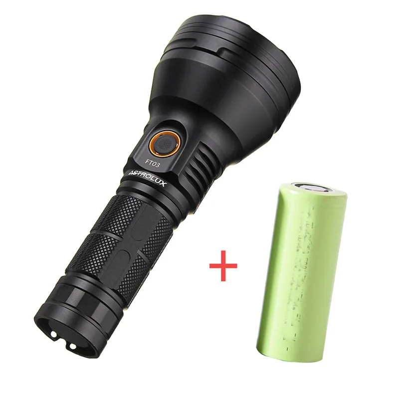 Astrolux FT03 XHP50.2 4300lm 735m NarsilM v1.3 USB C перезаряжаемый фонарик + 1 шт. 26650 5000 мАч 3 7 в 20A 3C