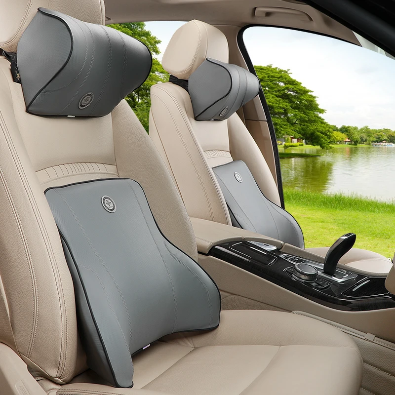Подушка из пены с эффектом памяти на автомобильное сиденье подголовник для шеи