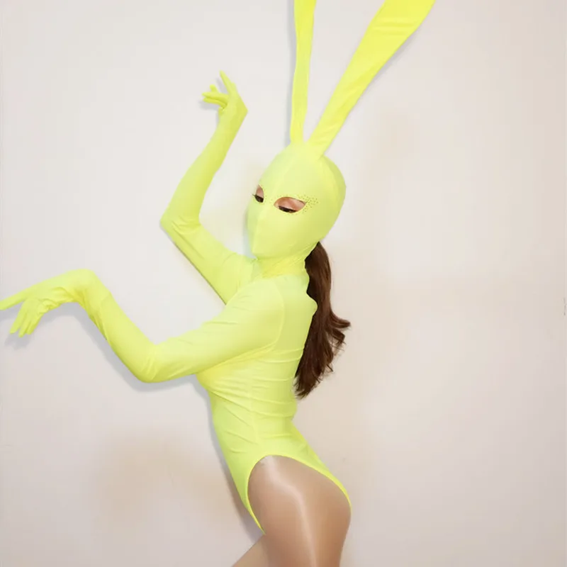 Джазовые костюмы сексуальный Банни для девушек вечерние вечерний комбидресс