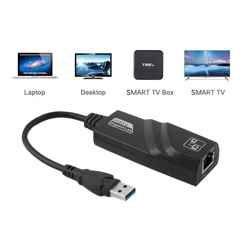 usb 3 0 computer cables connectors 101001000 mbps gigabit rj45 ethernet lan network adapter for laptop desktop tv box free global shipping