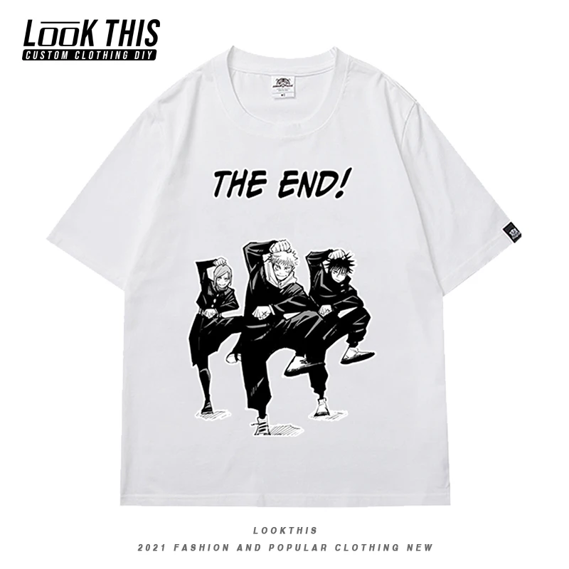 

Japanese Anime Jujutsu Kaisen Top New Cartoon Graphics Image Boys Short Sleeve Gojo Go Girls Print T-shirt Hot Sale Kids Clothes