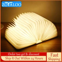 foldable led desk table lamp book night light usb lamp leather 5v usb rechargeable magnetic home decoration
