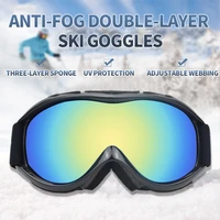 double layer ski goggles windproof skiing eyewear winter anti fog ski goggles outdoor sports snowboard glasses polarized uv400