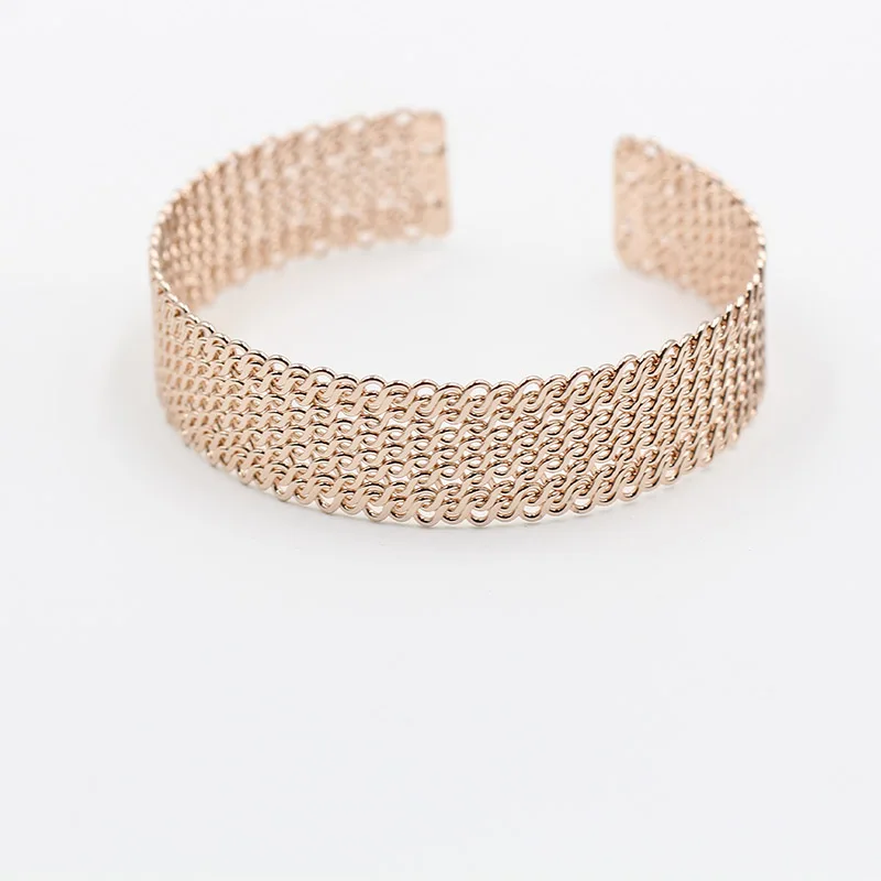 Красочные цвета розового золота браслет Открытие Ювелирные изделия из и для