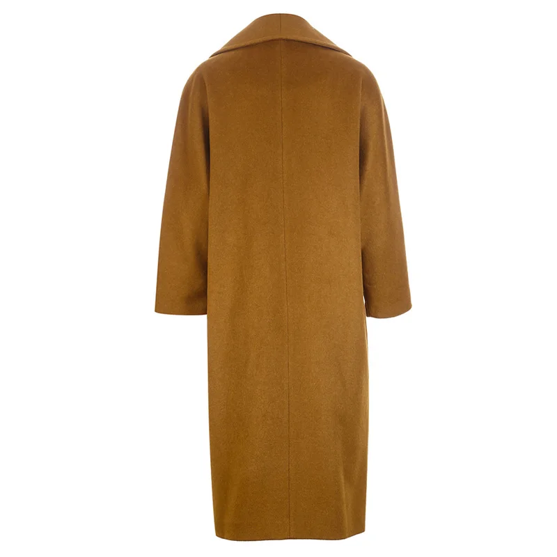 Vero Moda Женское зимнее длинное шерстяное пальто средней длины | 318327533 Женская