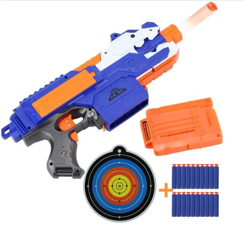 Игрушечный пистолет для Nerf дротики мягкие пули с отверстием в головке игрушка