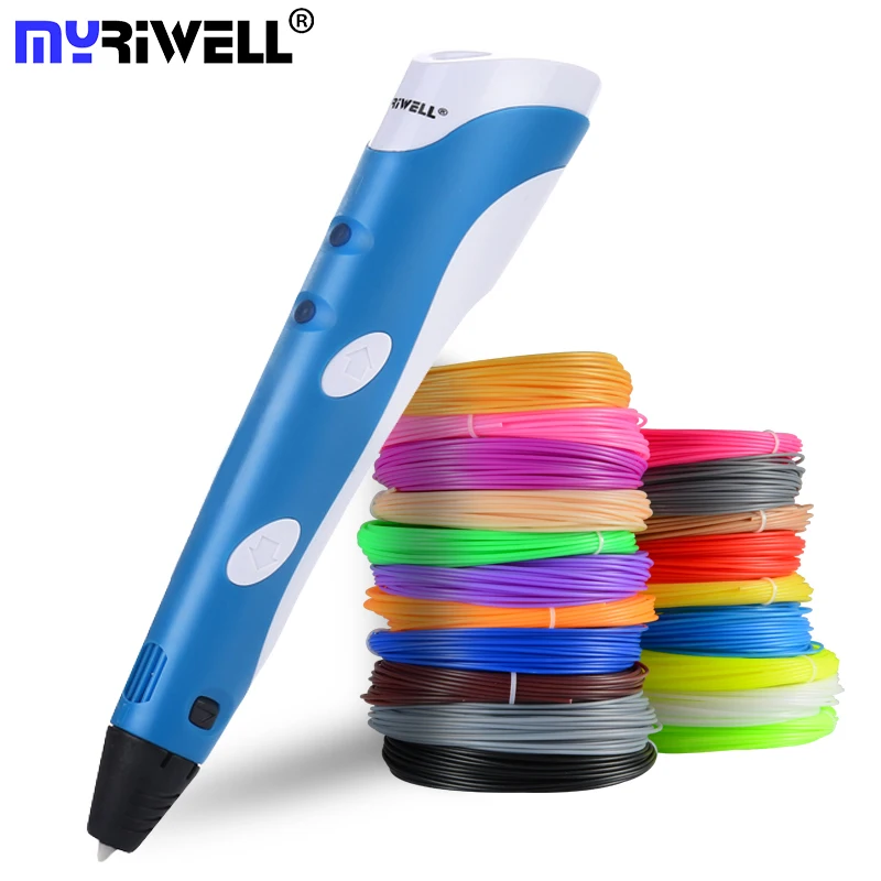 aliexpress - Myriwell 3D Pen Original DIY 3D Printing Pen With 1.75mm ABS Filament Creative Toy Birthday Gift For Kids Design Drawing