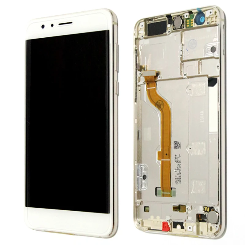 100% Оригинальный дисплей 5 2 дюйма сменный экран с рамкой для Huawei Honor 8 ЖК сенсорный