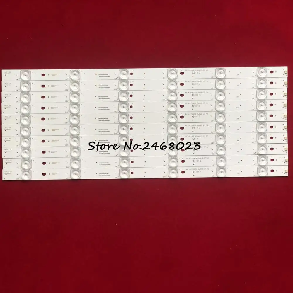 493mm10pcs светодиодный Подсветка полосы 6 лампы для Sharp 49 дюймов ТВ RF-AJ490E30-0601S-07 A0
