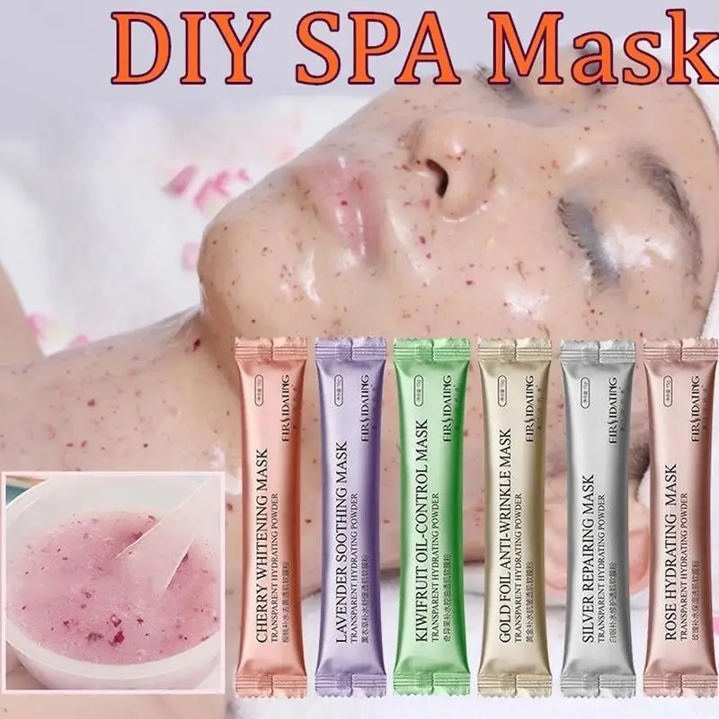 DIY спа-маска коллагена розовое Гиалуроновая кислота шелушиться мягкая резиновая