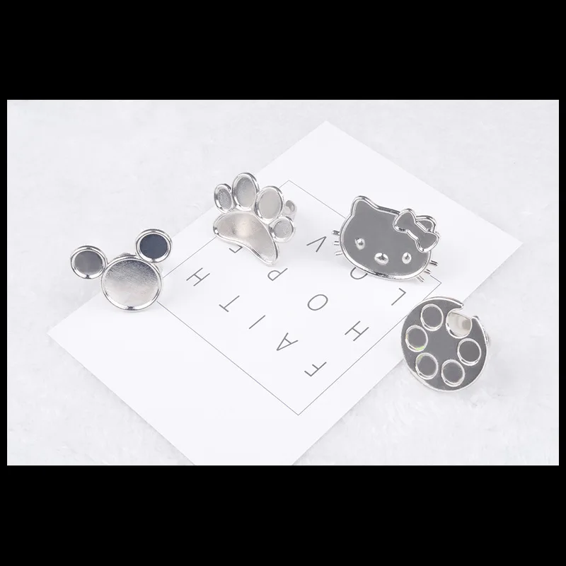 Nail Palette Manicure Mini Metal Finger Ring Stainless Steel UV Gel Polish Painting Color Pigment Holder Art Equipment | Красота и
