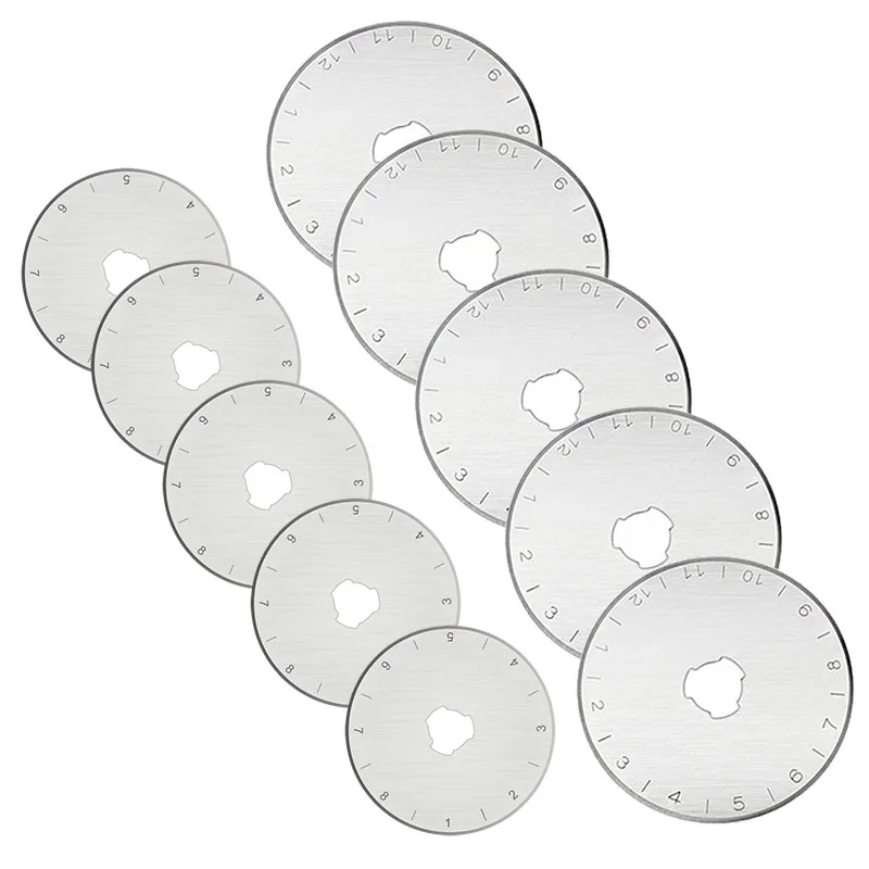 TOYOBER 5 шт. круговой ЧПУ Деревообрабатывающие инструменты запасные Безопасные лезвия ручной заправка ткань кожаное ремесло Сталь лоскутного шитья фрезы