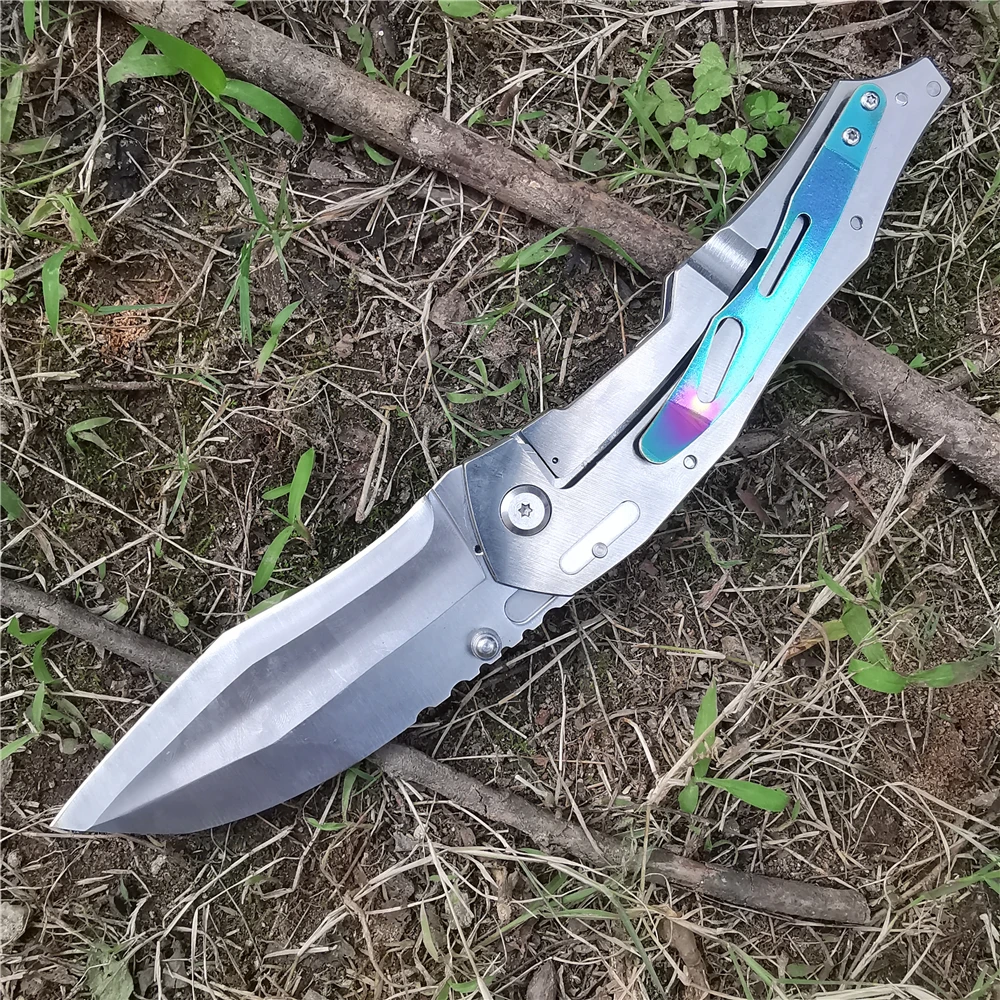 Стальной складной нож высокой твердости инструмент для самозащиты острые