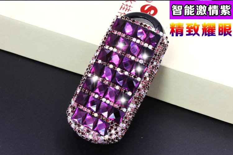 

For Mazda CX-5 CX-7 Atenza Alexa Auto Accessories Luxury Diamond Key Shell Holder Car Key Case Key Cover case Key Shell