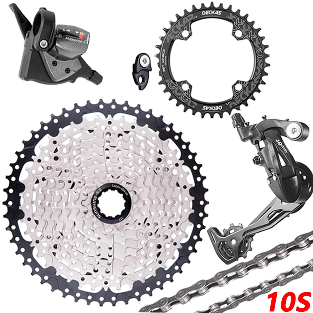 

Переключатель передач для горного велосипеда 1X1 0 Speed, переключатель передач 10 S, задний переключатель передач 10 s, 40T, 42T, 46T, 50T, кассета K7, звезд...