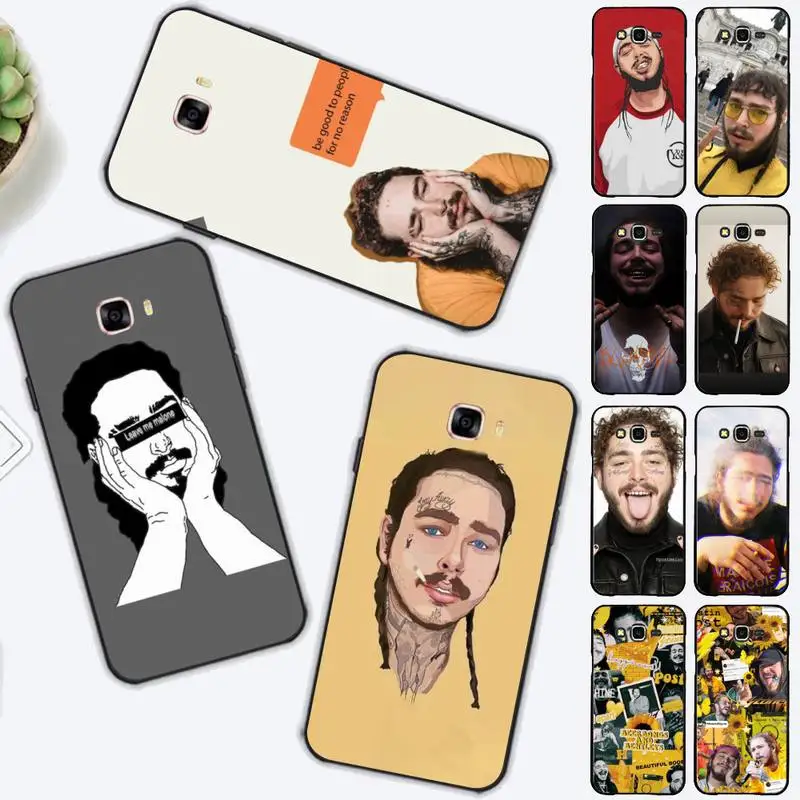 Чехол для телефона Post Malone Samsung J 2 3 4 5 6 7 8 prime plus 2018 2017 2016 core | Мобильные телефоны и