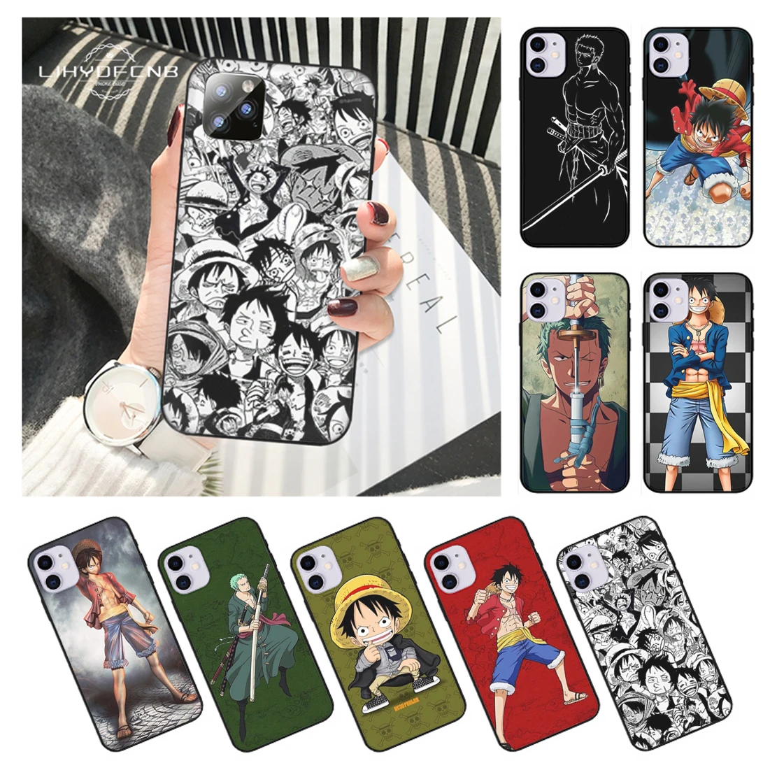 Роскошный чехол для телефона из аниме One Piece Huawei Mate 9 10 20 20X 30 40 Pro Lite Nova 7 5G | Мобильные