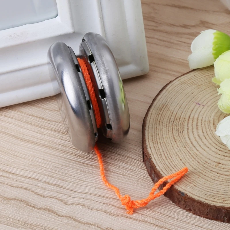 Серебряный Круглый Волшебный шар из нержавеющей стали профессиональные игрушки