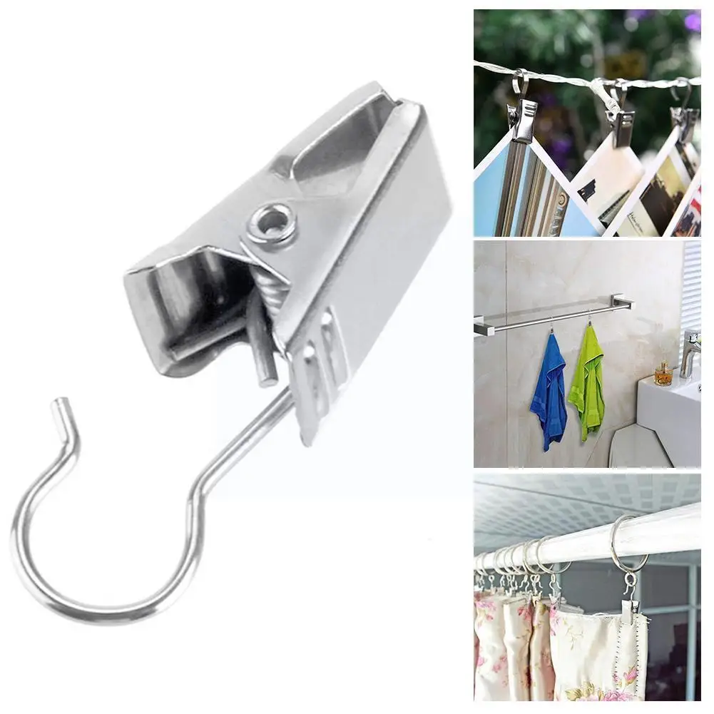 

Single 430 Material Curtain, Shower Curtain Metal Clip V4Q0