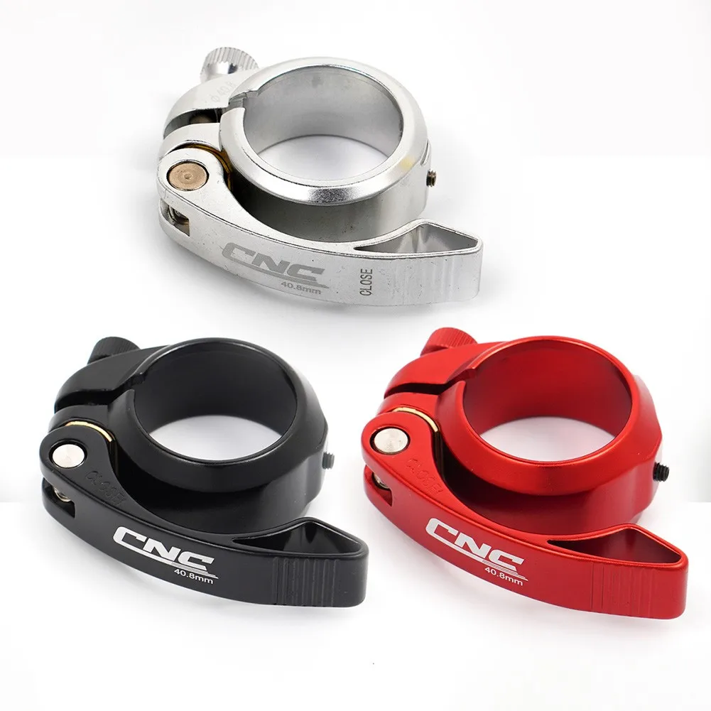 

Bicycle Seatpost Clamp 41mm Aluminum Alloy Seat Tube Clip Bike Seat Post Holder CNC Mountain Bike Aluminum Alloy Seat Tube Clamp