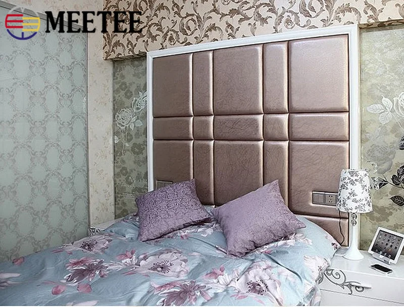 Meetee 50X138cm искусственная кожа PU молния ткань домашние текстильные украшения Кожа