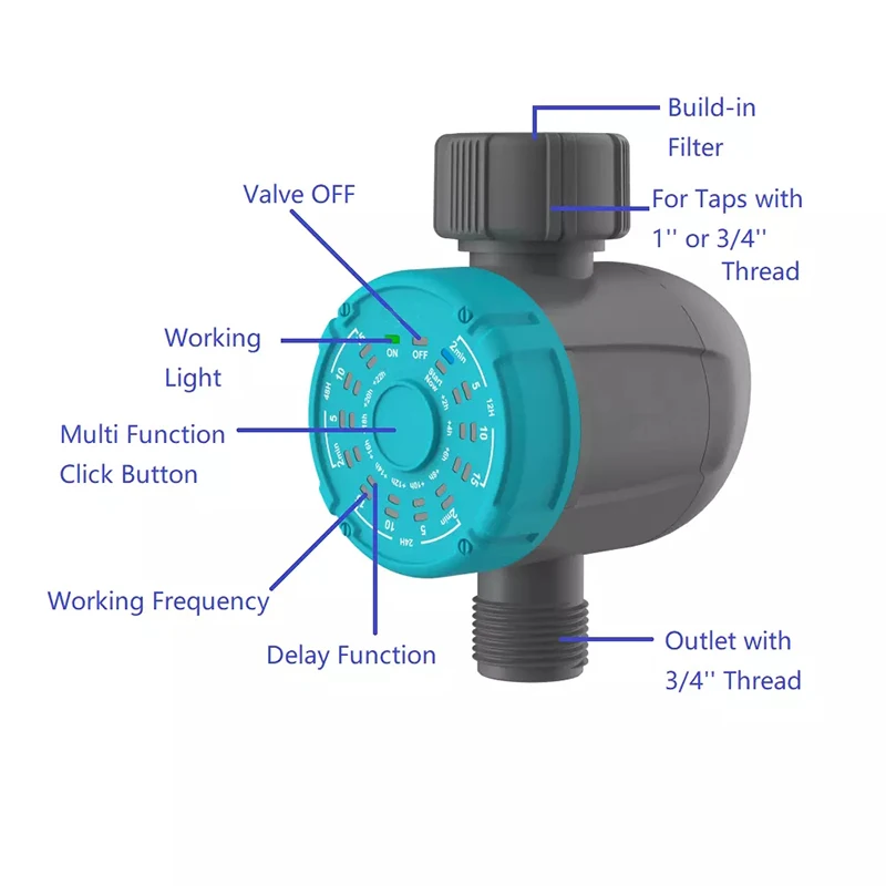 Таймер полива автоматическая система сада контроллер орошения | Дом и сад