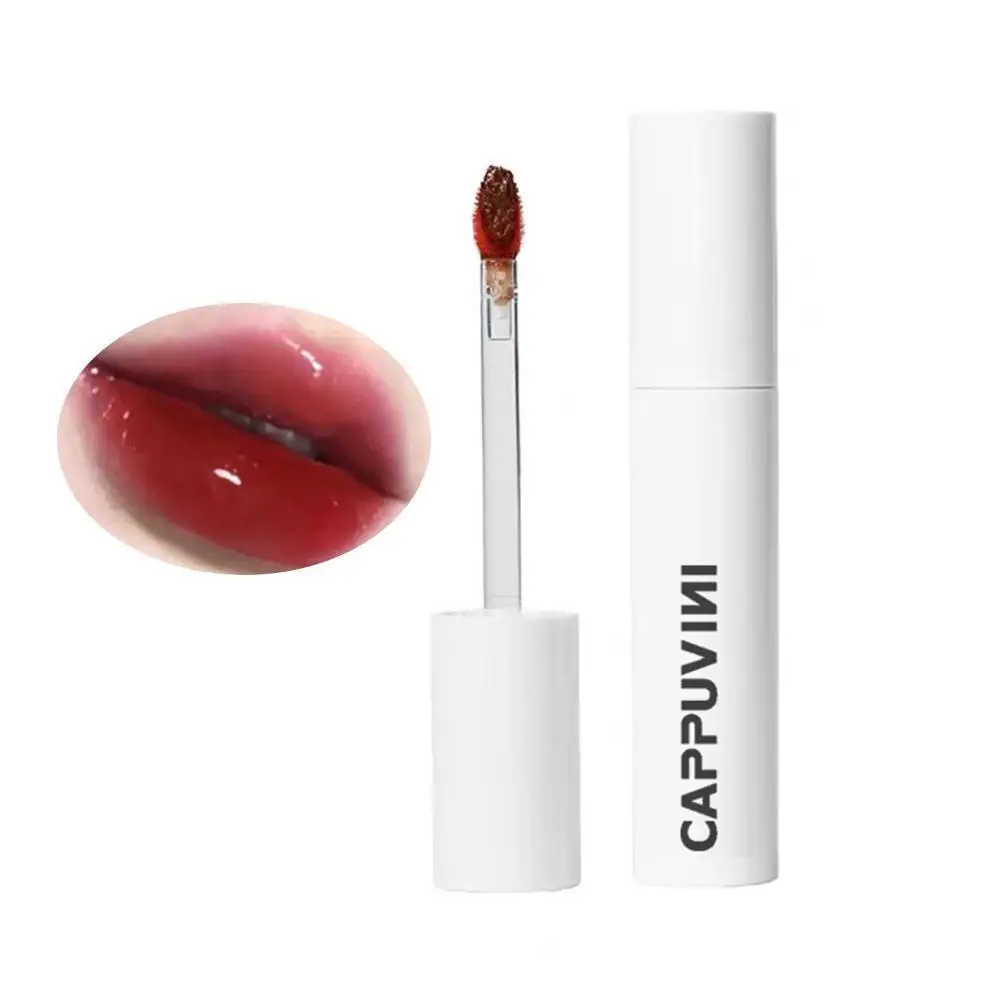 

White Tube Gloss Labial Water-light Mirror Lip Glaze Not Fade Lip Tint Lasting Moistur Cosmetic Lipstick Maquillaje