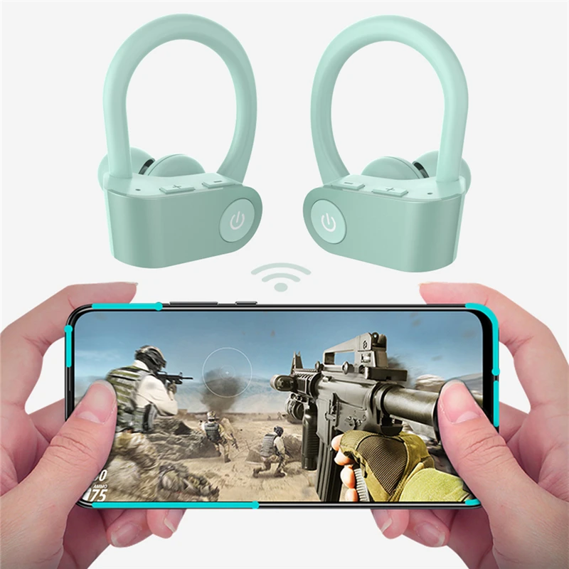 TWS 03 наушное крепление True Беспроводной Bluetooth наушники С микрофоном Шум снижение