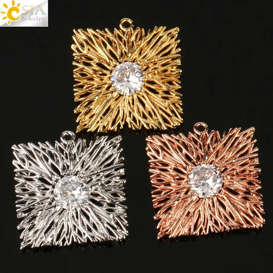 Аксессуары для ювелирных изделий CSJA изготовление фурнитуры металлические